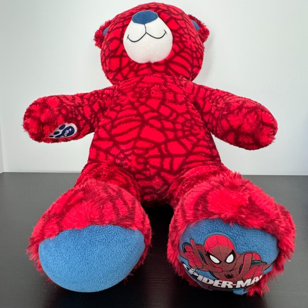 Build-A-Bear Marvel Spiderman Plush Teddy Bear Year 2015 1st Edition - Picture 6 of 16